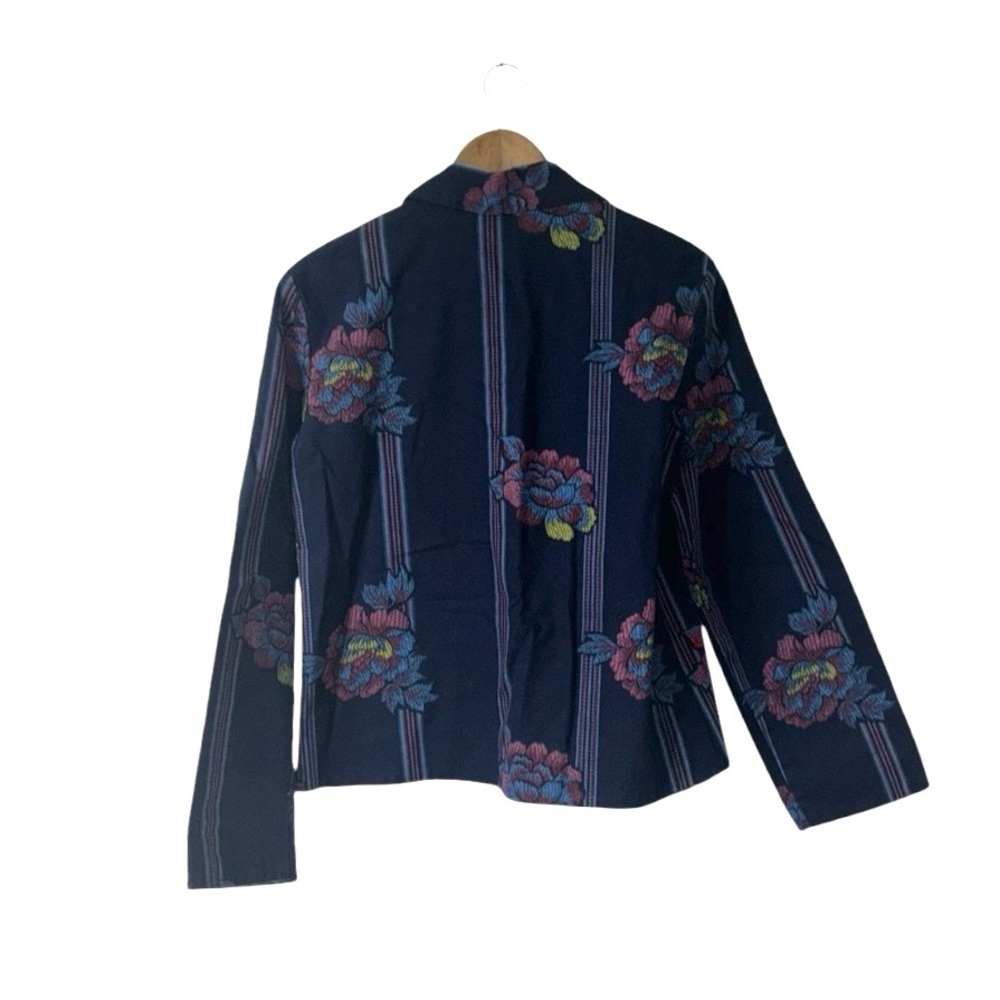 Ruby Rd. Embroidery Flowers Jacket Shacket Coat C… - image 2